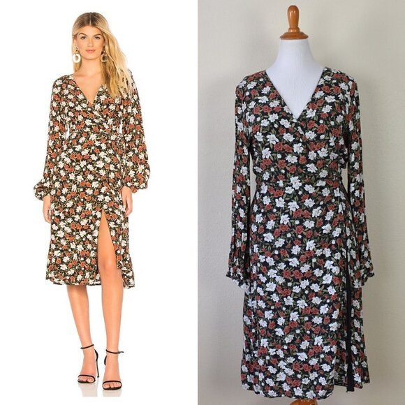 Privacy Please Dresses & Skirts - Privacy Please Nixon Midi Wrap Dress XL